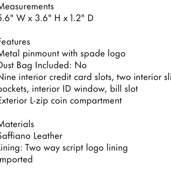 Kate Spade Madison Colorblock Wallet, Saffiano Leather, Platinum Grey - Picture 4 of 4